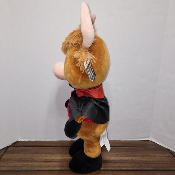 Highland Cow in Vampire Costume Porch Greeter 20" - Celebrate Halloween NWT - Picture 3 of 6